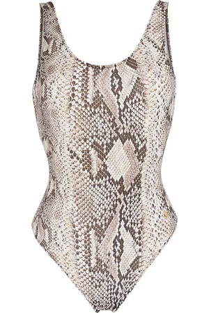 Roberto Cavalli Snake-Print Swimsuit
