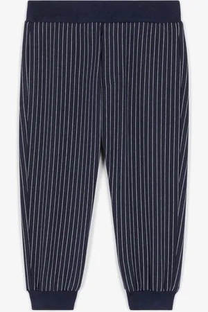 Roberto Cavalli Pantalón de chándal a rayas con parche logo C