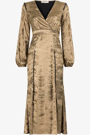 Roberto Cavalli Vestido cruzado