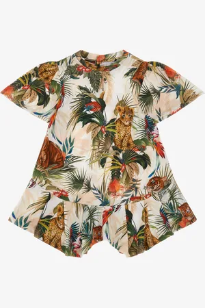 Roberto Cavalli Jungle print dress