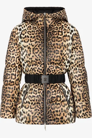 Roberto Cavalli Cazadora acolchada con estampado Jaguar