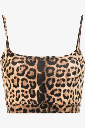 Roberto Cavalli Crop top Just Cavalli con estampado Jaguar