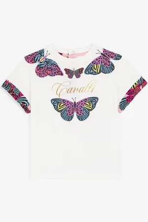 Roberto Cavalli Butterfly-Print T-Shirt