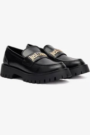 Roberto Cavalli Mocasines con inscripción