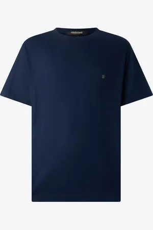 Roberto Cavalli Camiseta Con Monograma Mirror Snake