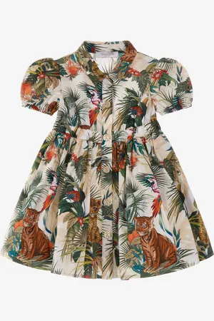 Roberto Cavalli Jungle print dress