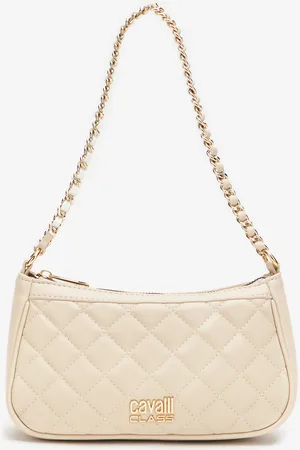 Roberto Cavalli Bolso De Hombro Con Pespuntes Cavalli Class