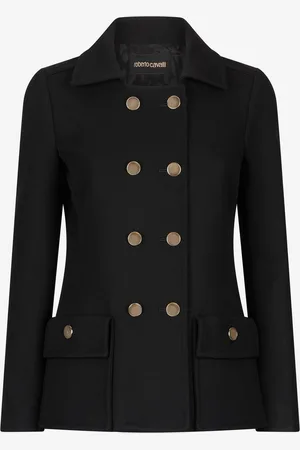 Roberto Cavalli Blazer De Doble Botonadura Estilo Equitación