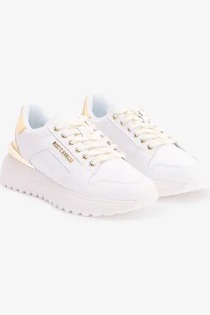 Roberto Cavalli Zapatillas con logotipo y talón laminado