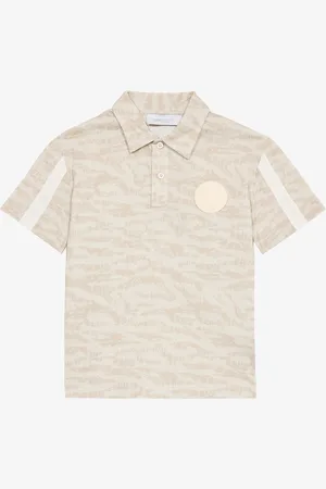 Roberto Cavalli Polo Con Estampado Piel De Tigre