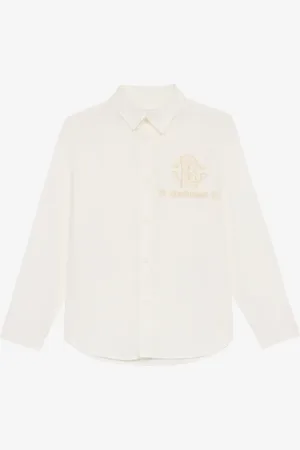 Roberto Cavalli Camisa Con Monograma RC E Inscripción