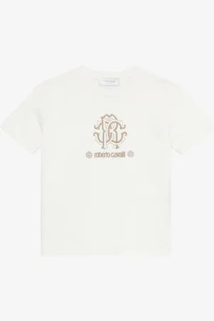 Roberto Cavalli Camiseta Con Monograma RC Y Logotipo