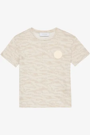 Roberto Cavalli Camiseta Con Estampado Piel De Tigre Y Parche
