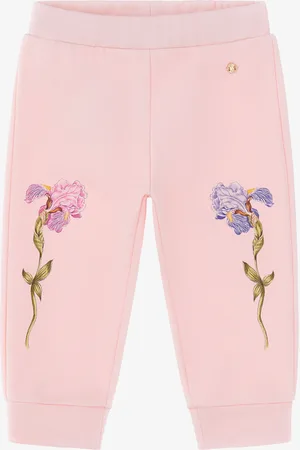 Roberto Cavalli Jogger De Algodón Con Flores
