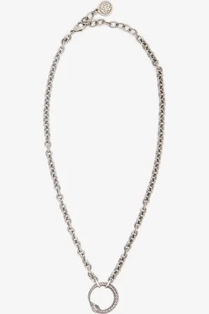 Roberto Cavalli Collar De Cadena Con Serpiente