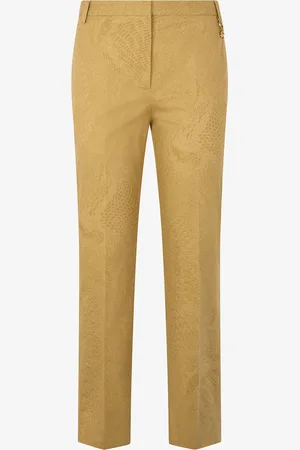 Roberto Cavalli Pantalones Con Estampado De Pitón Monocromo