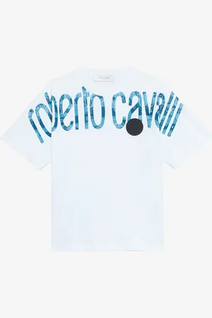 Roberto Cavalli Camiseta Con Inscripción Y Parche Monograma RC