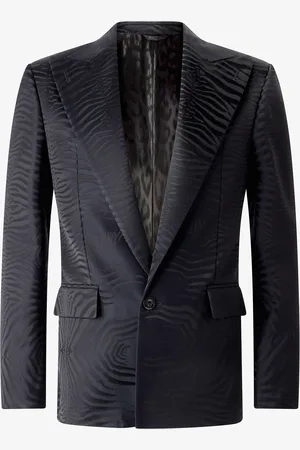 Roberto Cavalli Blazer Con Motivo Tiger Skin Monocromo