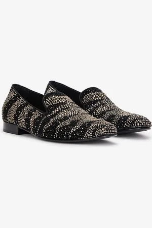 Roberto Cavalli Mocasines Estampado Animal Con Pedrería