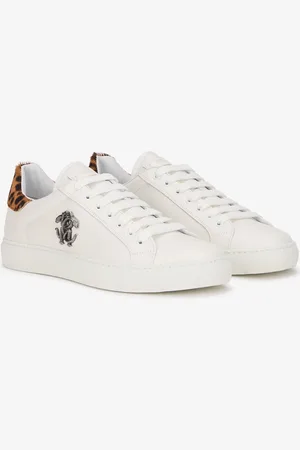 Roberto Cavalli Zapatillas Con Inserción Jaguar Skin