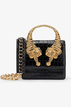 Roberto Cavalli Bolso Roar pequeño con tigres joya