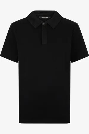 Roberto Cavalli Polo Con Escamas De Serpiente Bordadas