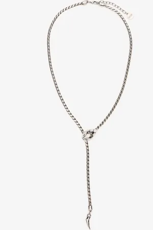 Roberto Cavalli Collar Con Serpiente Y Fang