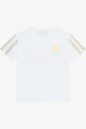 Roberto Cavalli Camiseta Con Inscripción Y Parche