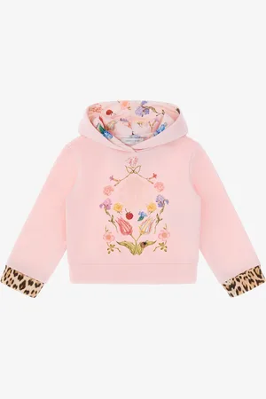 Roberto Cavalli Sudadera Con Estampado De Flores, Frutas Y Jaguar Skin