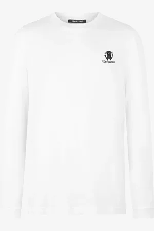 Roberto Cavalli Camiseta De Manga Larga Con Monograma RC