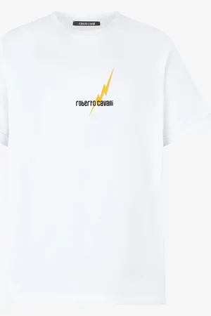 Roberto Cavalli Camiseta Con Estampado Y Logotipo