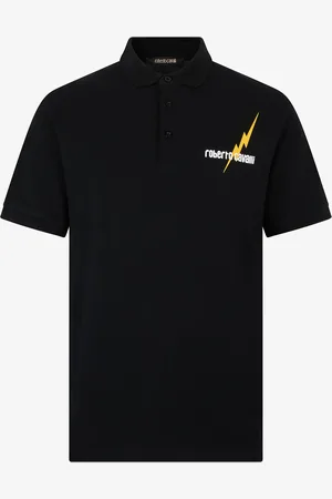 Roberto Cavalli Polo Con Estampado Y Logotipo