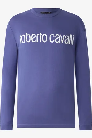 Roberto Cavalli Camiseta De Manga Larga Con Logotipo