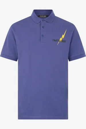 Roberto Cavalli Polo Con Estampado Y Logotipo