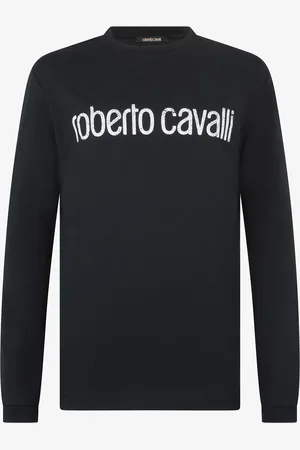 Roberto Cavalli Camiseta De Manga Larga Con Logotipo