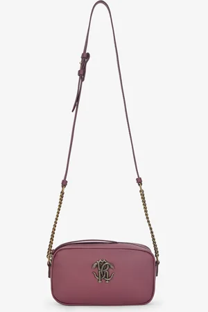 Roberto Cavalli Bolso «camera Bag» Con Monograma Mirror Snake