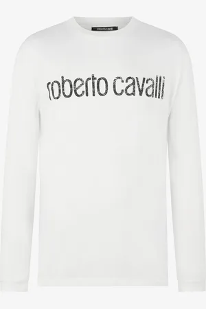 Roberto Cavalli Camiseta De Manga Larga Con Logotipo