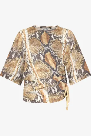 Roberto Cavalli Camiseta con Estampado de Pitón