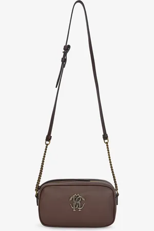 Roberto Cavalli Bolso «camera Bag» Con Monograma Mirror Snake