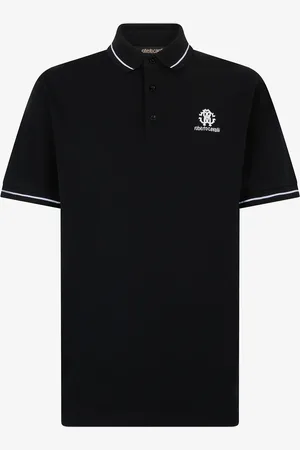 Roberto Cavalli Polo Con Monograma RC Y Logotipo