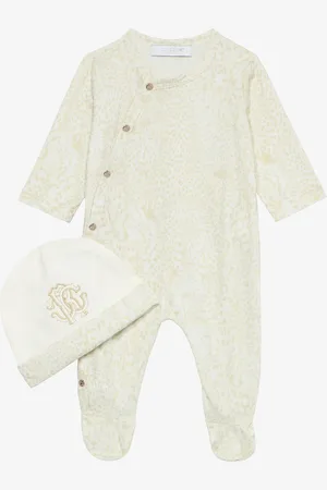 Roberto Cavalli Conjunto De Pelele Y Gorrito