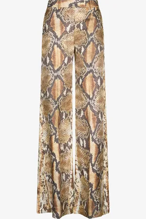 Roberto Cavalli Pantalones Estampado Python