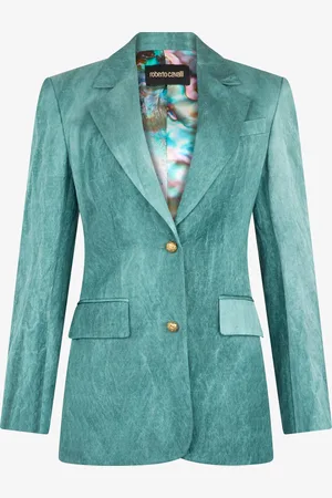 Roberto Cavalli Blazer estructurado de un solo pecho