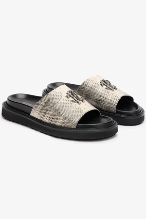 Roberto Cavalli Palas con estampado cobra y monograma Mirror Snake