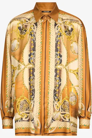 Roberto Cavalli Man Silk Shirt