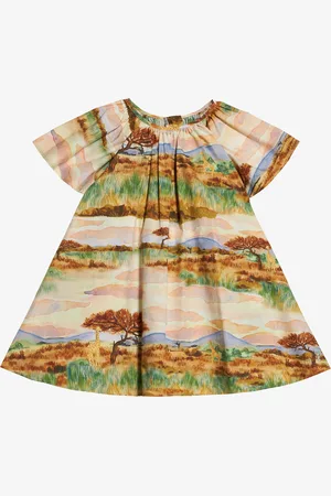 Roberto Cavalli Vestido Con Estampado Safari