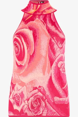 Roberto Cavalli Top Con Estampado Garden Rose
