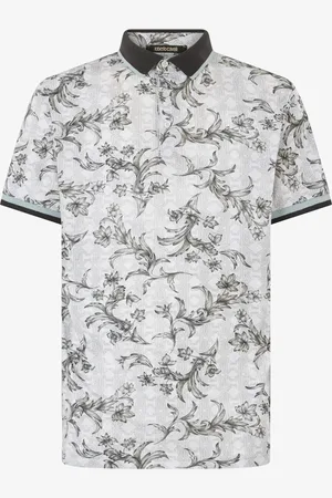 Roberto Cavalli Polo Con Estampado Floral