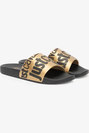 Roberto Cavalli Sandalias Pala Con Inscripción