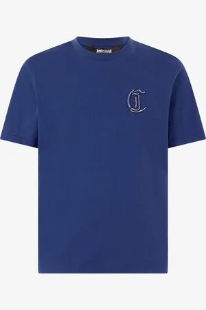 Roberto Cavalli Camiseta Con Monograma En El Pecho